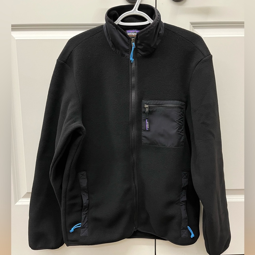 NWT Patagonia Men’s Synchilla Fleece Jacket size M Black